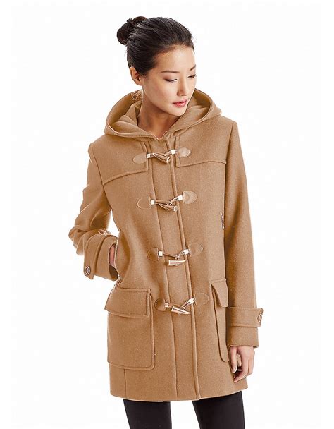 Camel Toggle Coat .